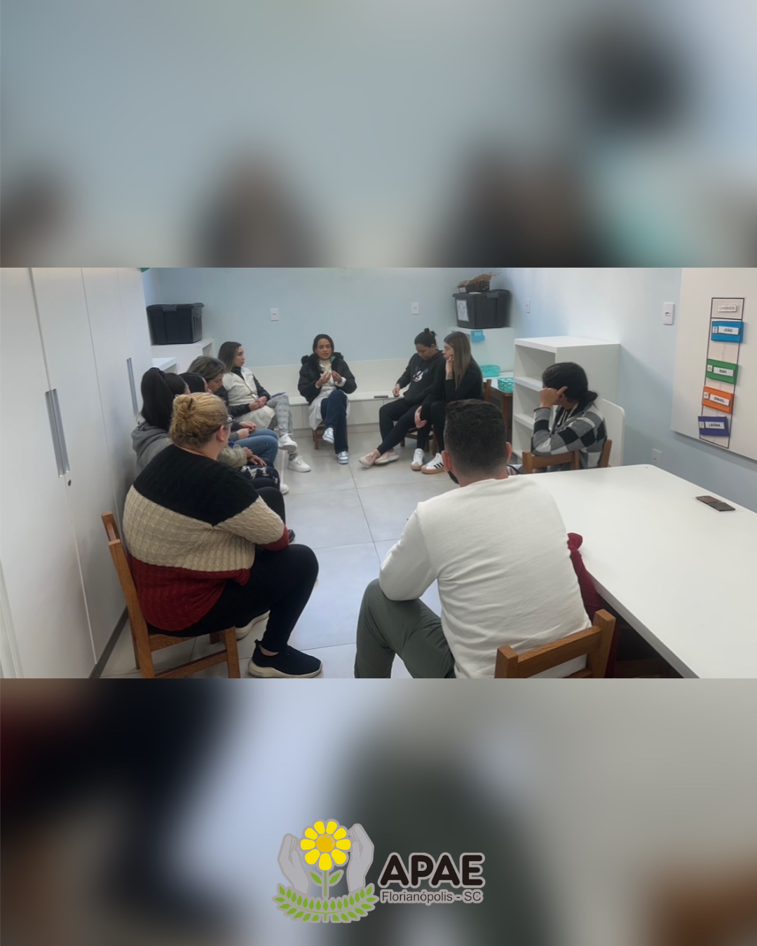 Reunião Estimulação Precoce (TEA) com Pais 